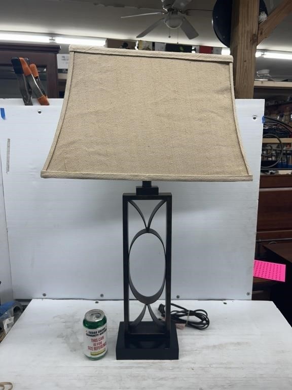 Decorative lamp stand with shade no bulb