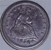 1854 Seated Quarter