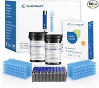 Glucoracy G-425-2 Blood Glucose Test Strips, 100