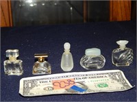5ct Mini Perfume Bottles