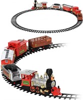 Qaba Electric Train Set for Kids  Battery-Powered