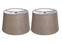 4 Set of Fabric Natural Linen Lamp Shade