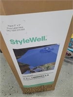 StyleWell 7.5' Umbrella in Periwinkle