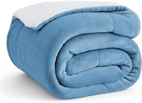 Bedsure Sherpa Throw Blanket for Couch - Thick