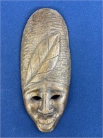 Jamaican? Hand Carved Mask 13”x5 1/4”