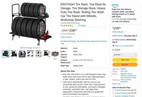 B9659  EROTASH Tire Storage Rack - Rolling Car Tir
