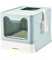 Gredella Covered Cat Litter Box with Lid