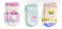 Toddler Girl Baby Shark 6-Pack Low-Cut Socks 3pck