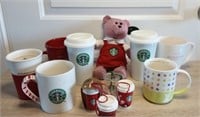 Starbucks Stuffed Toy & Cups