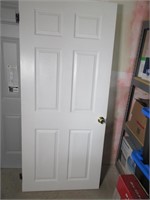 6 PANEL INTERIOR DOOR- USED VERY GOOD CONDITION