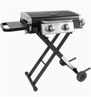 25 in. 2-Burner Portable Propane Gas Griddle with