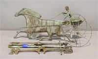 Horse and Jockey Weathervane