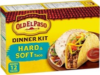 Old El Paso Hard and Soft Kit, Makes 12 Tacos,