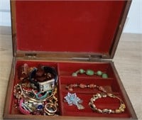 Vintage Box With Jewelry