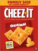 Cheez-It Baked Snack Crackers Original Family