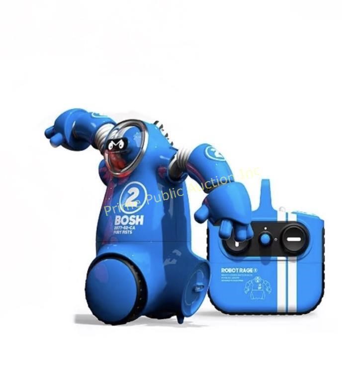 Sharper Image $24 Retail Robo Rage Fighting, Blue