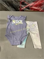 NIKE $30 Retail 6M Baby T-shirt and Pants Set