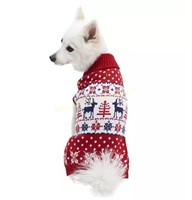 Blueberry Pet $24 Retail Dog Jacquard Sweater,