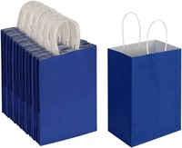 Oikss 100 Pack 5.25x3.25x8.25 inch Small Kraft Bag