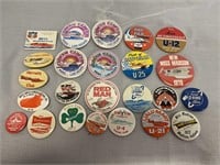 24 Vintage Hydroplane Racing Buttons
