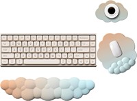Gradient Color Cloud Keyboard Wrist Rest and Mouse