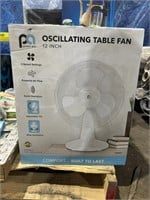 Perfect Aire 12" Oscillating Table Fan