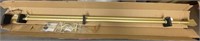 SR1191  Gold Curtain Rods for Windows 48 to 84 Inc