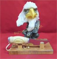 Collector's Knife on Eagle Display Stand