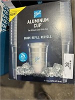 5 Boxes of 24 Ball Aluminum Cups 16Oz.