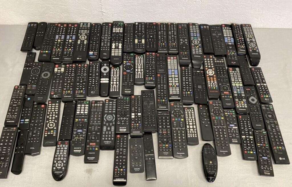 Large Group Of Assorted Remotes