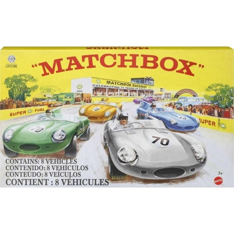 OF2501 Matchbox Cars, Set of 8 in 1:64 Scale