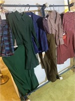 Tweed style jackets, sweaters wool style dresses.