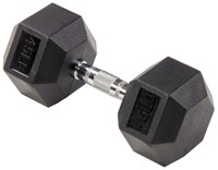 FM7928  BalanceFrom Rubber Hex Dumbbell, 45LBs