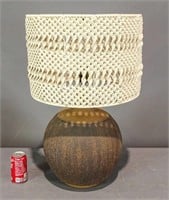1970's Studio Pottery Lamp