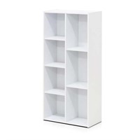 W8365  Furinno White Bookcase