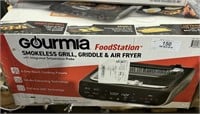 Gourmia Foodstation, Smokeless Grill, Griddle & Ai