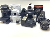Vemar 28mm 2.8 Camera Lens and Assorted Cameras &