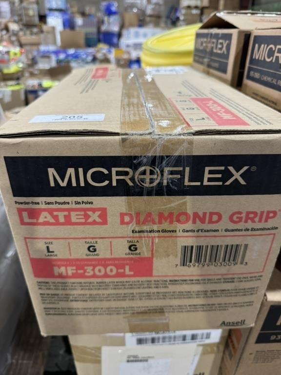 Case of 1000 Large Latex Diamond Grips