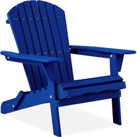 E4150  Fold. Adirondack Chair Outdoor, Blue