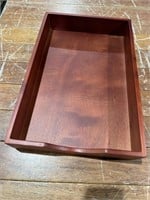 Wood Deck Tray Mahogany