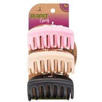 Planet Goody® Neutral Large Claw Clips  3 CT