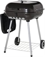 Outsunny Portable Charcoal Grill with Foldable Sid