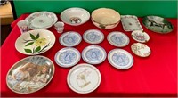 Z - MIXED LOT OF VINTAGE PLATES & BOWLS (F109)