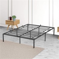 E4185  WhizMax Queen Metal Platform Bed, 14" Black