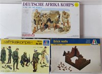 3 Boxes Military Models & Accessories