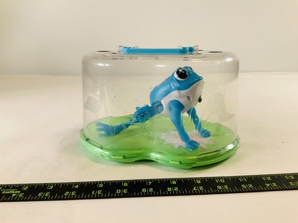 Plastic Frog Terrarium w/ frog