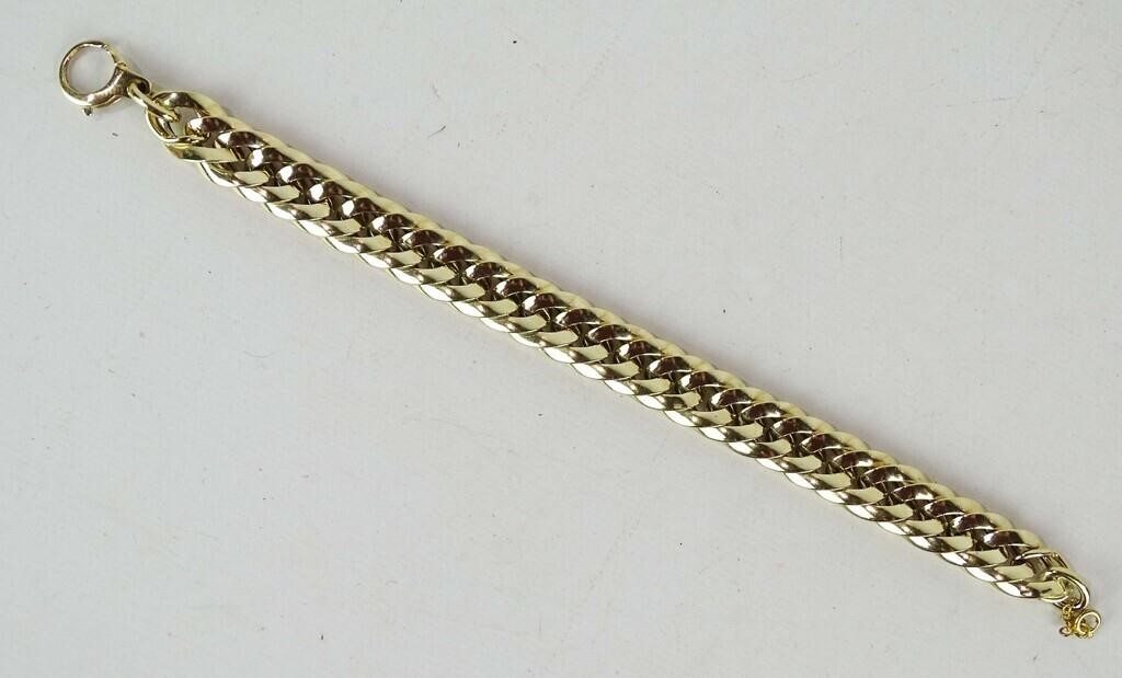 14 Karat Gold Plated Bracelet
