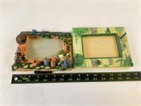 2pcs small frog picture frames