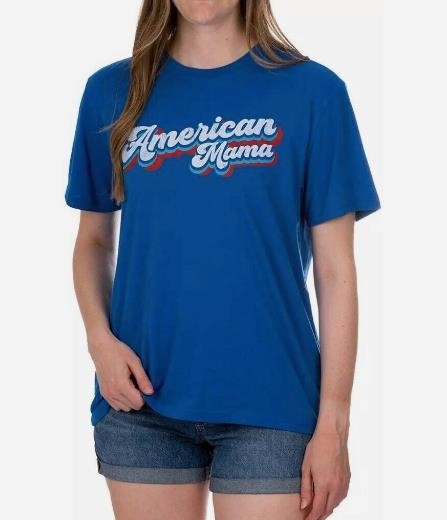 Ladies America T Shirt American Mama XXL