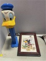 Vintage Donald Duck pez dispenser , Mickey Mouse